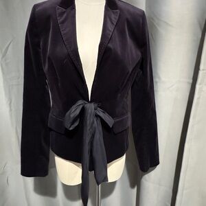 Ann Taylor ladies size 8 dark blue/ purple in color blazer